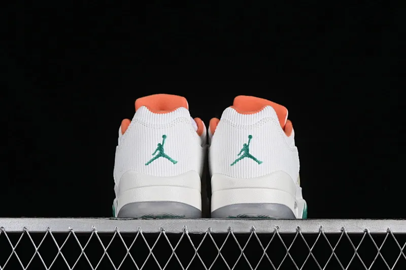 All categories Air Jordan Jordan series basketball shoes Air Jordan 5 Z version Air Jordan 5 Low AJ5 Joe 5 corduroy white orange green CW4204-100